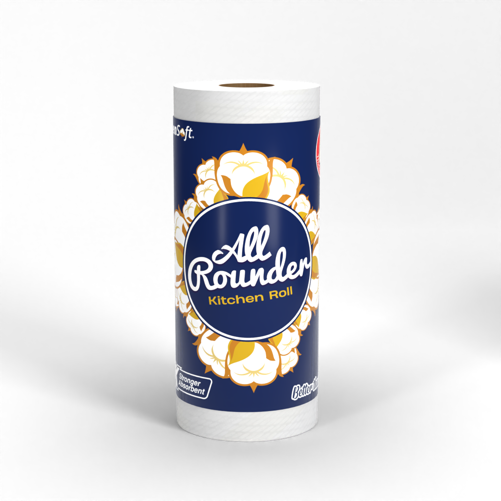 All Rounded Large Kitchen Roll – All Rounder – Large (Twin Pack) – SateenSoft