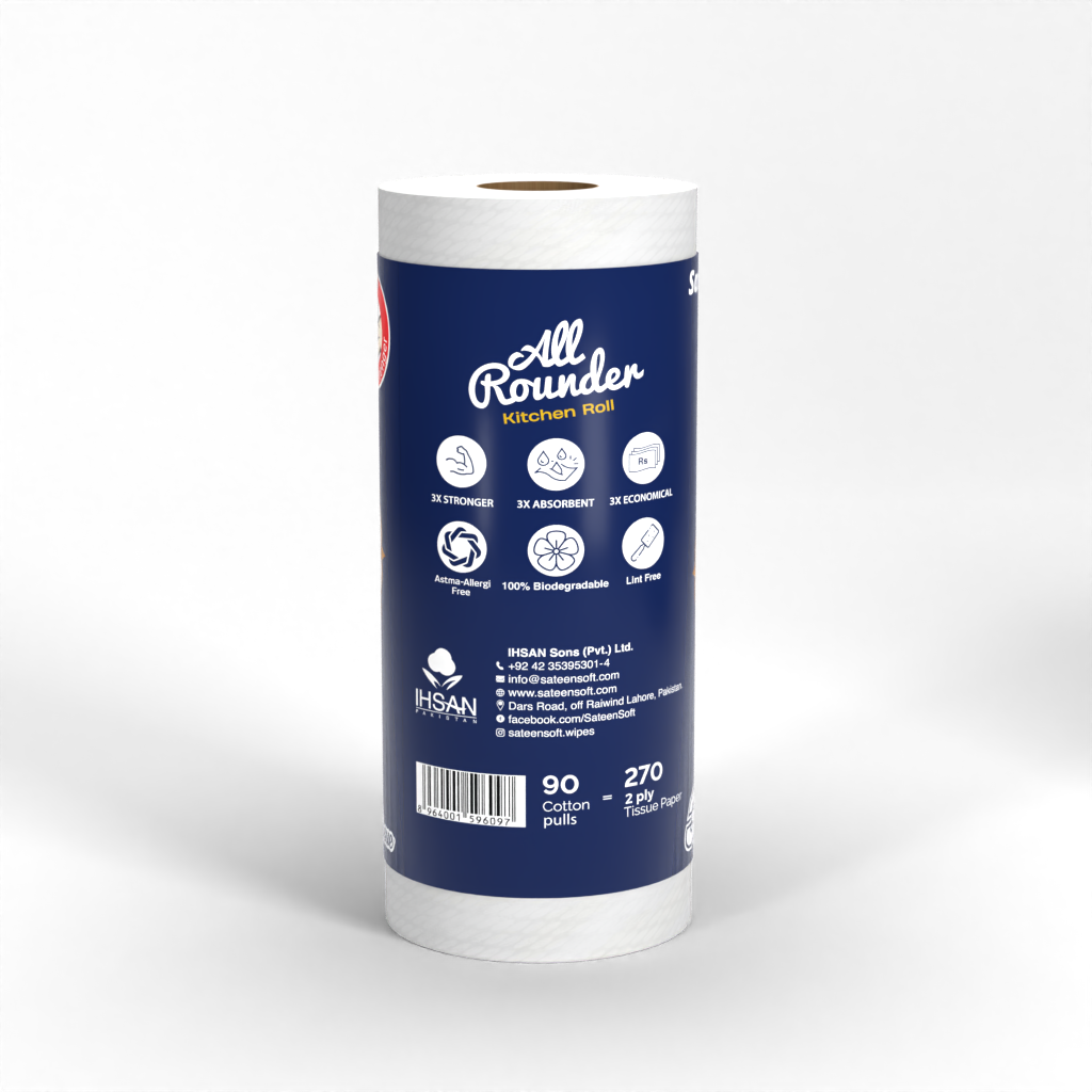 All Rounded Buy Best Quality Napkins and Kitchen Tissue Rolls - All Rounder – Large ...